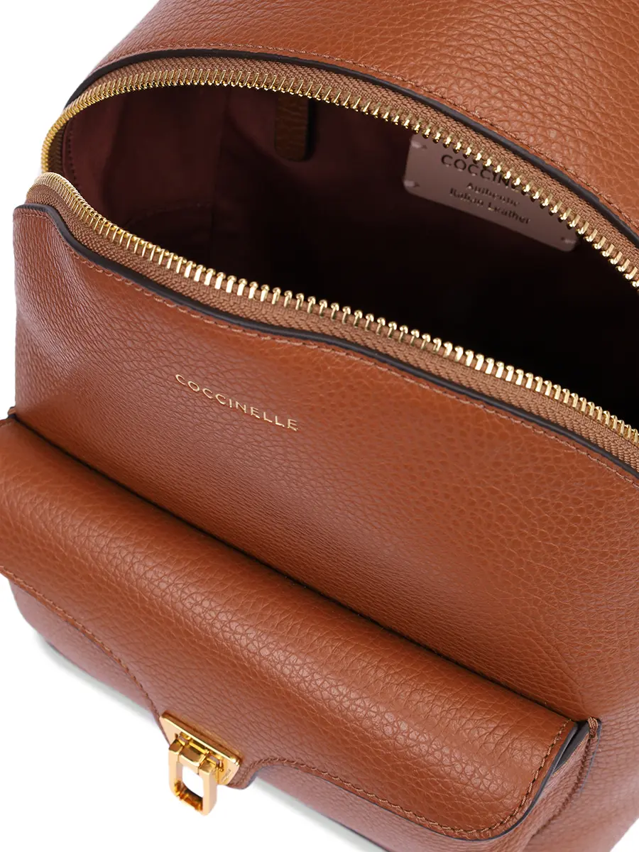 Рюкзак кожаный Beat Generation COCCINELLE E1 TFK 14 01 01/W11 Коричневый  Фото 4