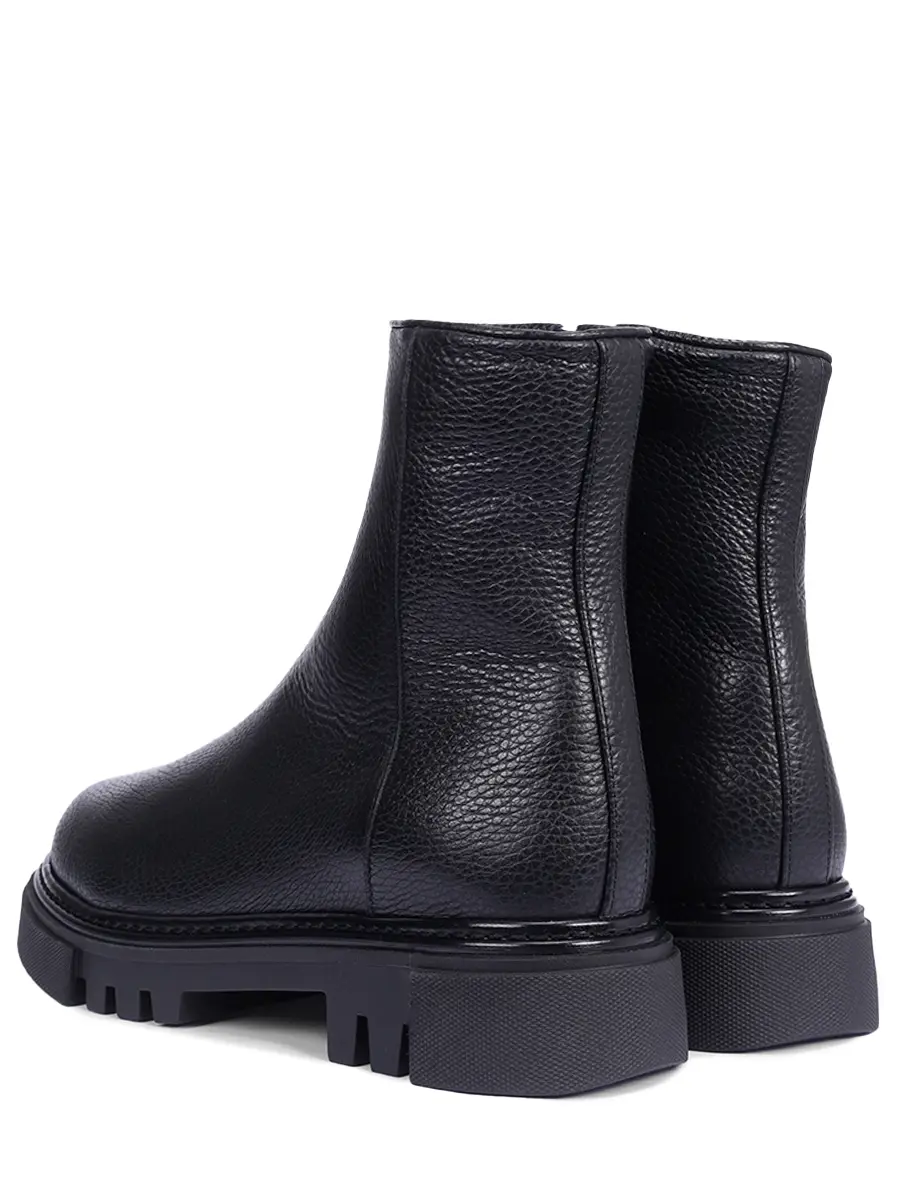 Ботинки кожаные на меху STOKTON S118 Черный  Фото 4