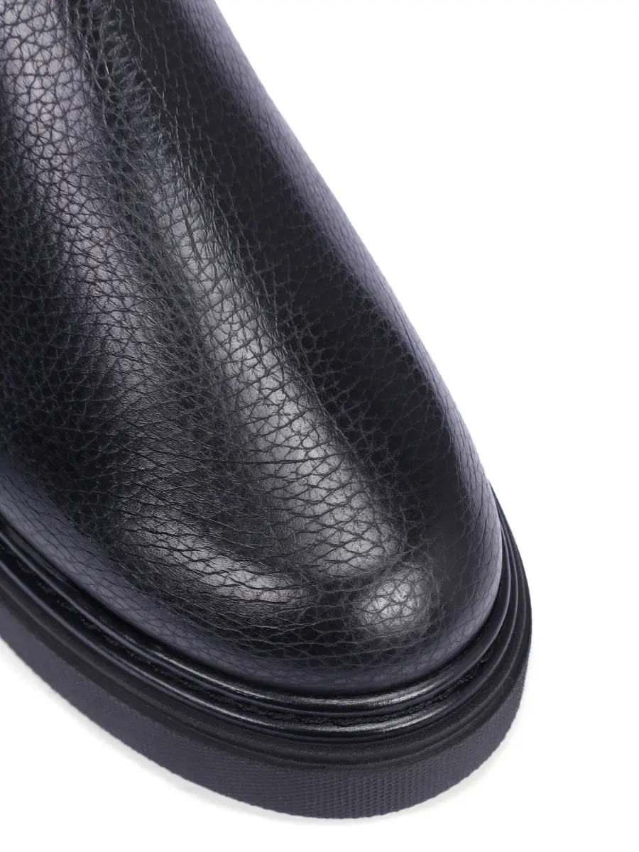 Ботинки кожаные на меху STOKTON S118 Черный  Фото 5