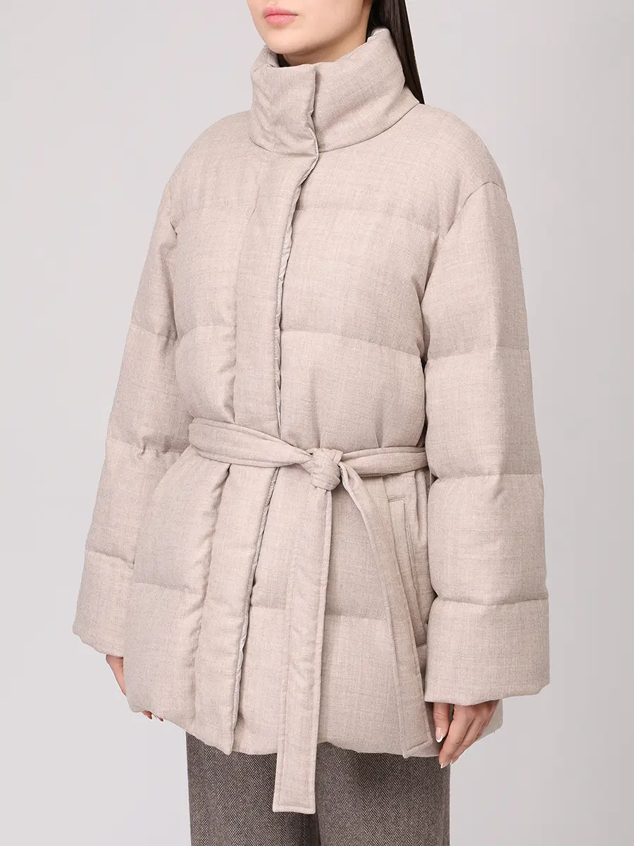 

Пуховик стеганый, Бежевый, P3495-857C-122