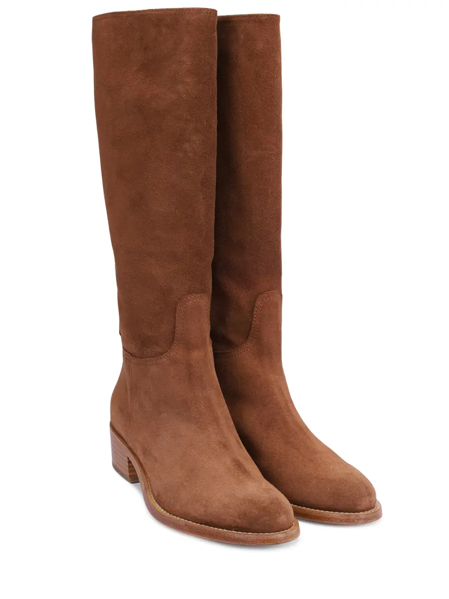 Сапоги замшевые Georgia AGL D777501PCFERGU Коричневый  Фото 2