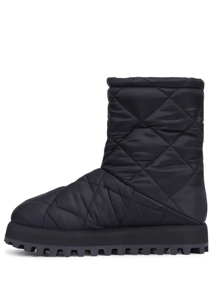 Угги стеганые DOLCE & GABBANA CT1096 AQ075 80999 Черный  Фото 3