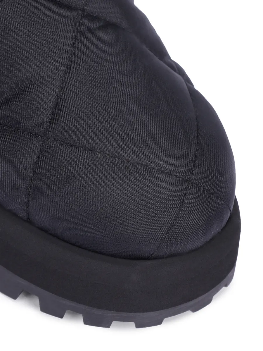 Угги стеганые DOLCE & GABBANA CT1096 AQ075 80999 Черный  Фото 5