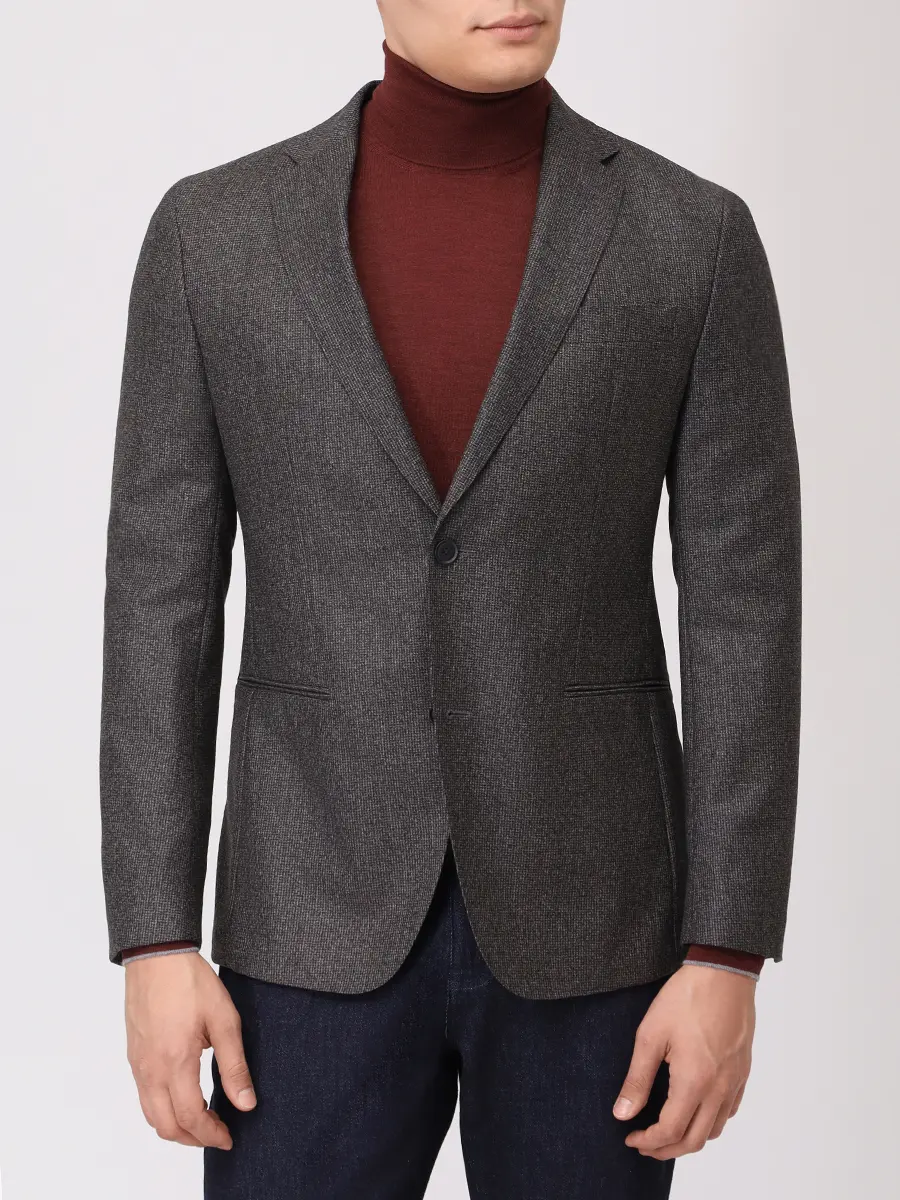 Пиджак шерстяной BOSS 50553336/202 Коричневый  Фото 4