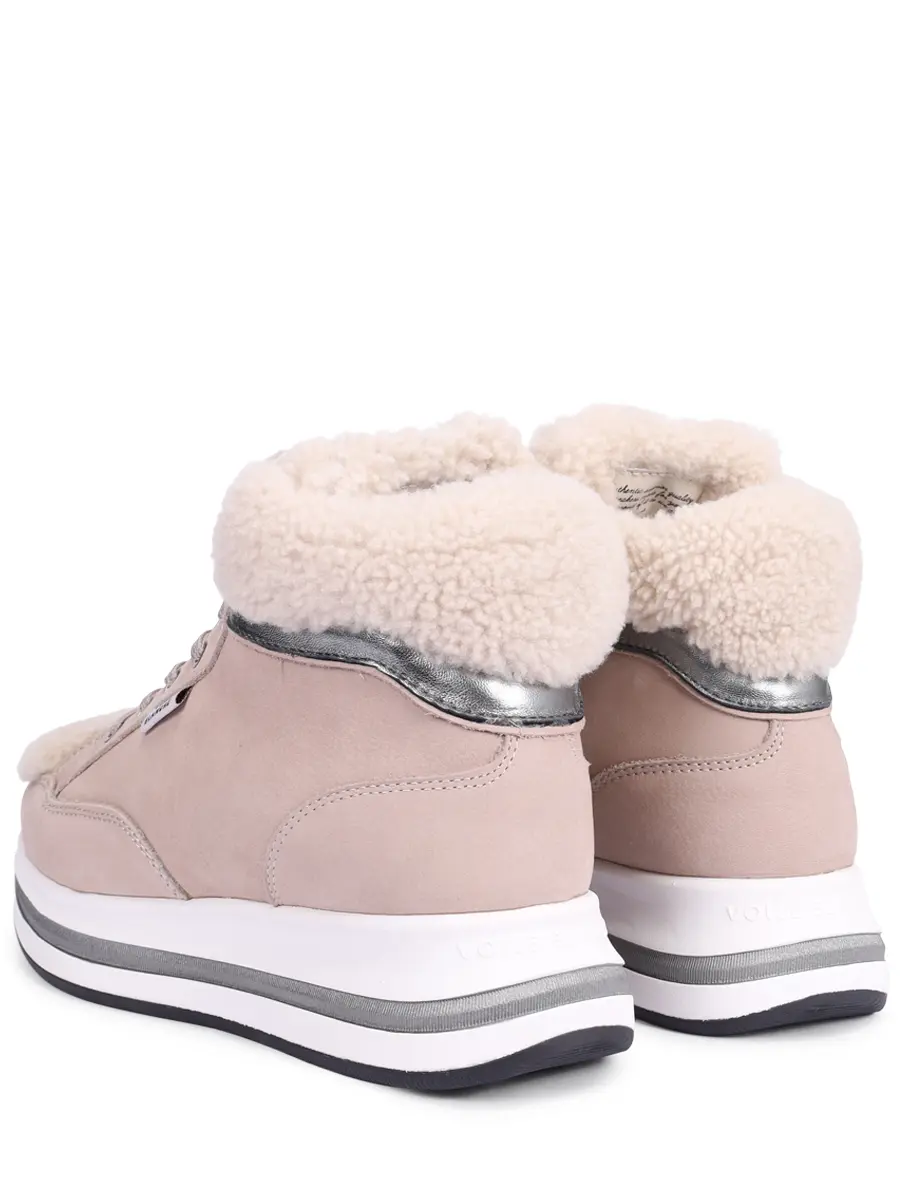 Ботинки из нубука на меху VOILE BLANCHE 001 2502435 01 3B78 Серый  Фото 4