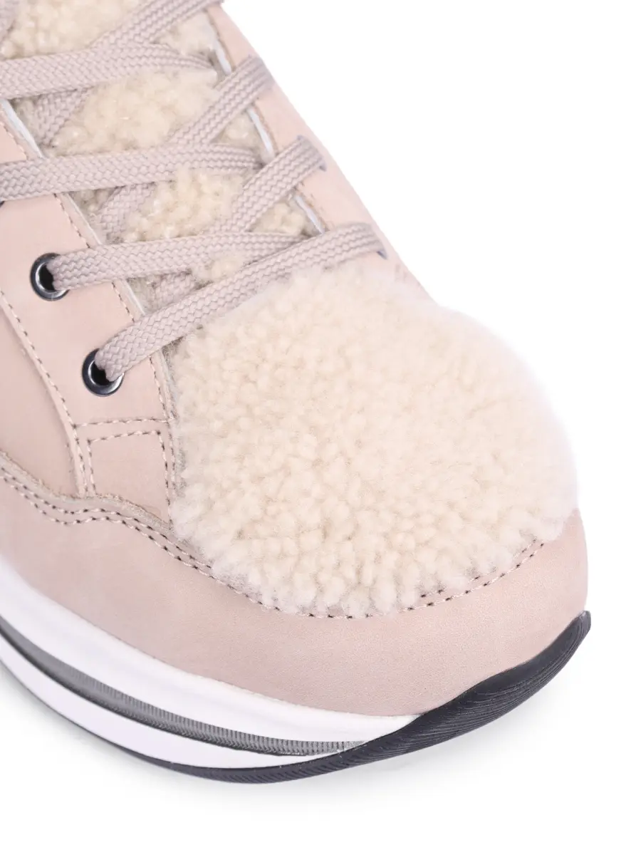 Ботинки из нубука на меху VOILE BLANCHE 001 2502435 01 3B78 Серый  Фото 5