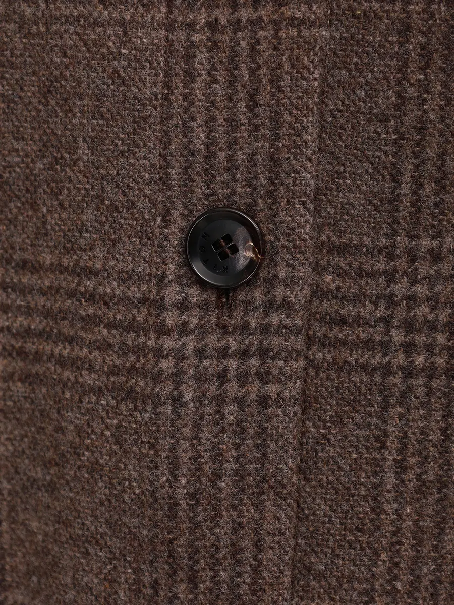 Рубашка шерстяная KITON D50429K0550G02000 Коричневый  Фото 6