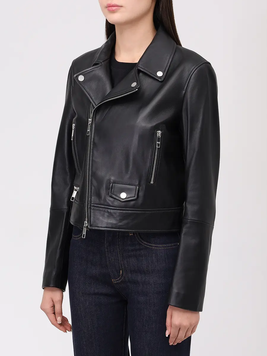 

Куртка кожаная, Черный, 50548471/001