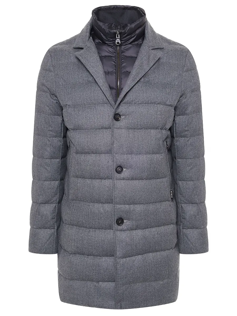 

Пуховик стеганый, Серый, 8P514 F 25W016 GRM MAGNUS