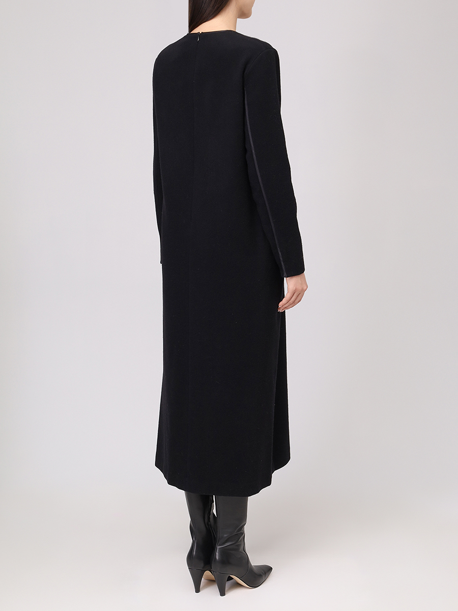 Платье шерстяное ANTONELLI FIRENZE P6486-898C-999 Черный  Фото 3