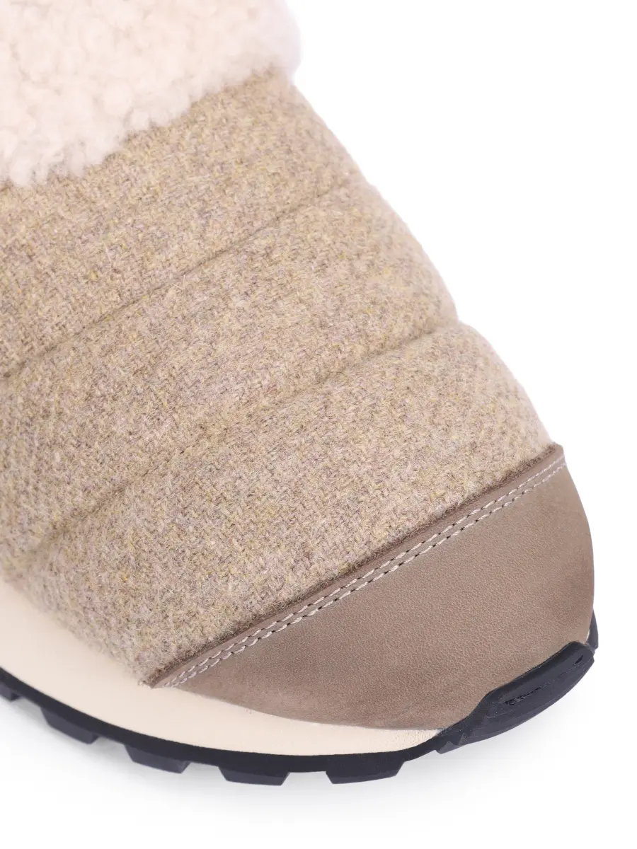 Слипоны на меху VOILE BLANCHE 001 2016210 08 3D42 Бежевый  Фото 5