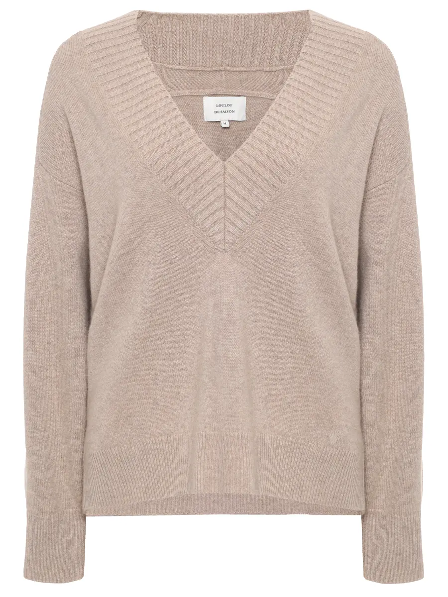 Пуловер кашемировый Sage LOULOU DE SAISON SAGE LDS Бежевый 