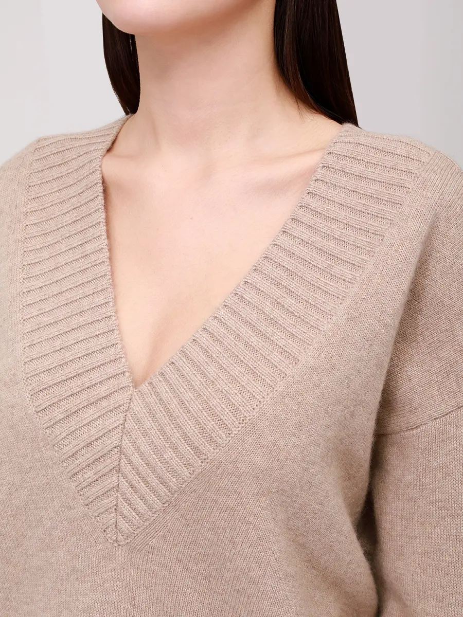 Пуловер кашемировый Sage LOULOU DE SAISON SAGE LDS Бежевый  Фото 5