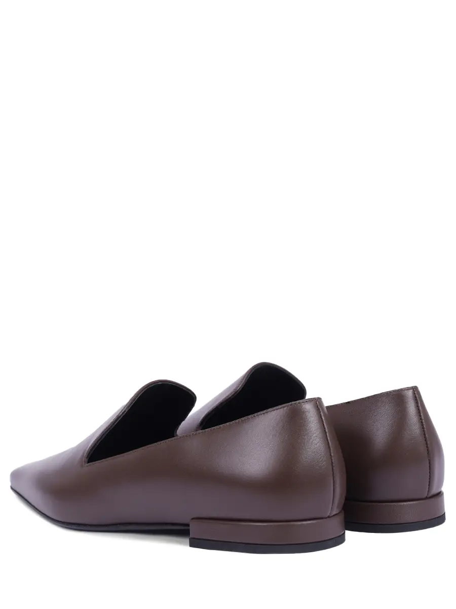 

Лоферы кожаные Carole, Коричневый, CAROLE LDS