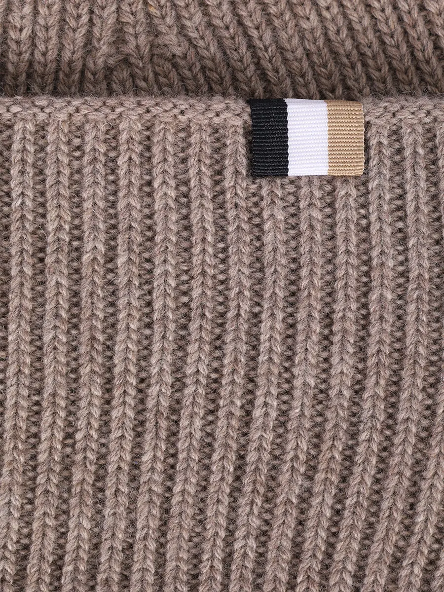 Шапка вязаная BOSS 50497808/019 Коричневый  Фото 3