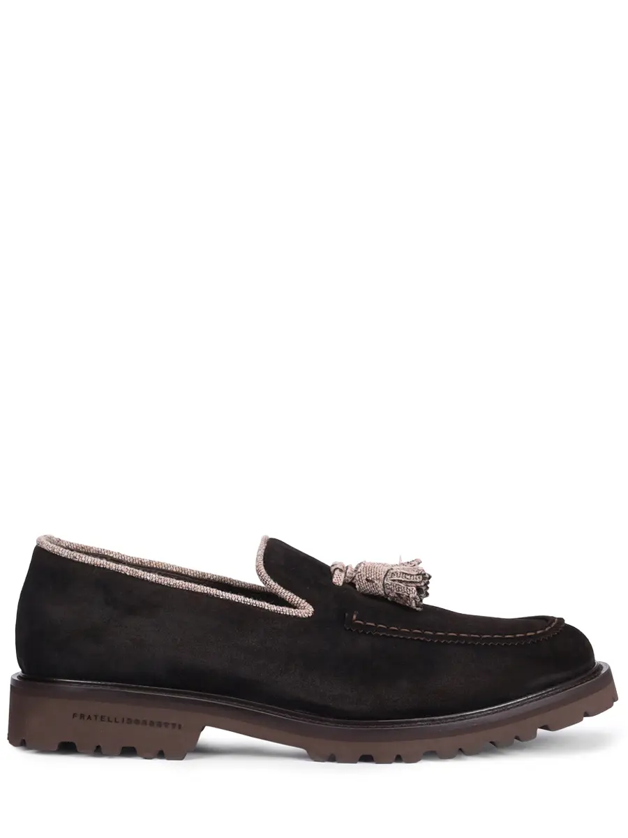 

Лоферы замшевые, Коричневый, 47355-PL02823