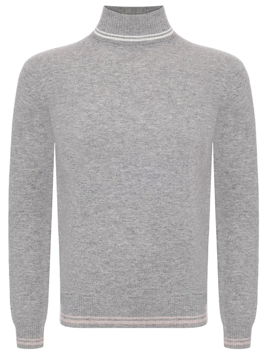 Свитер из шерсти и кашемира L.B.M. 1911 59503/5/6351 Серый 