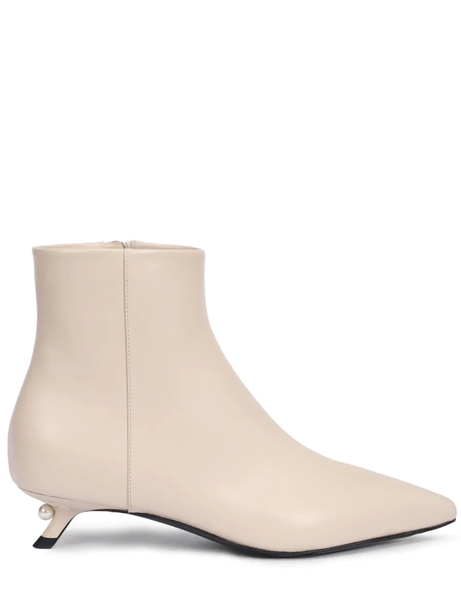 

Ботильоны кожаные, Кремовый, L26W7004.F.1245194 035