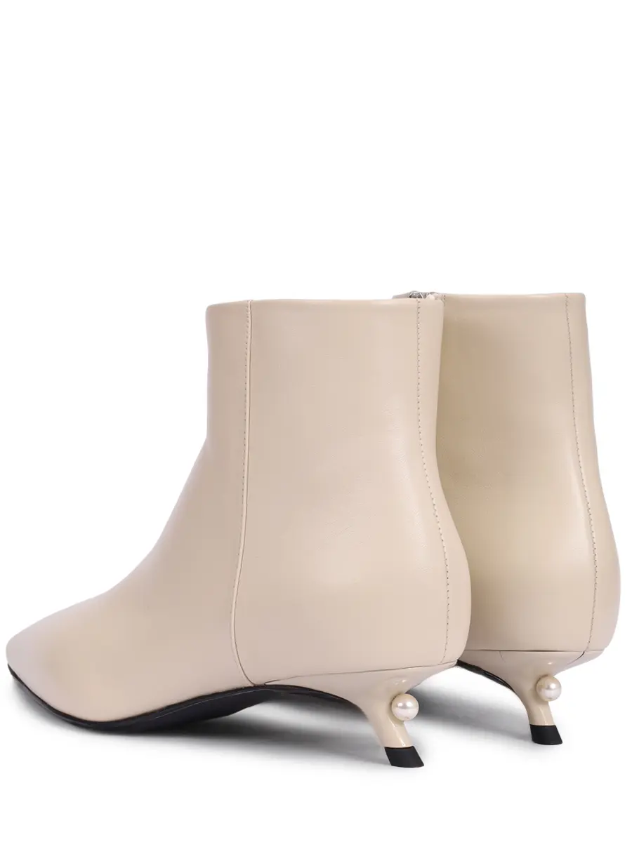 Ботильоны кожаные ALEVI L26W7004.F.1245194 035 Кремовый  Фото 4