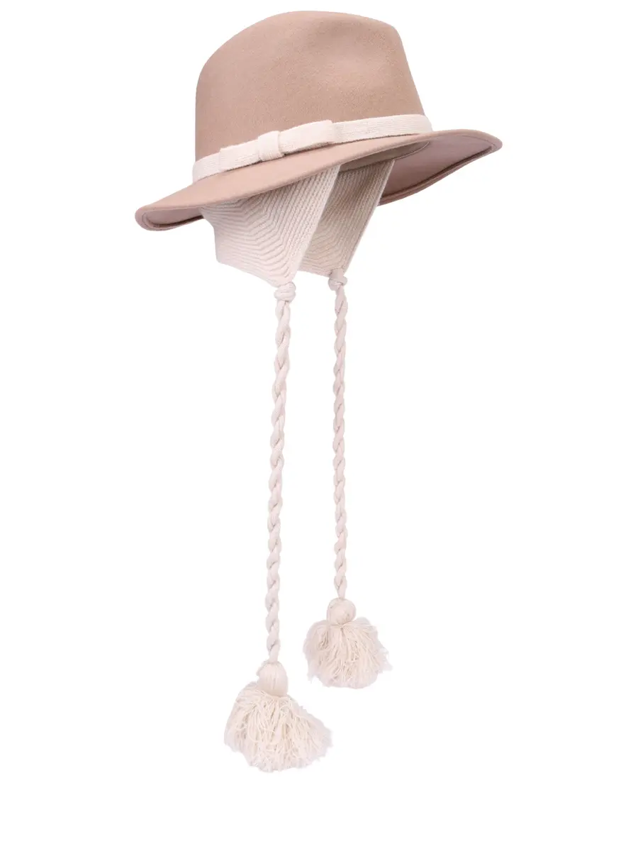 

Шляпа шерстяная, Розовый, AK1006YU-U11124U-M11