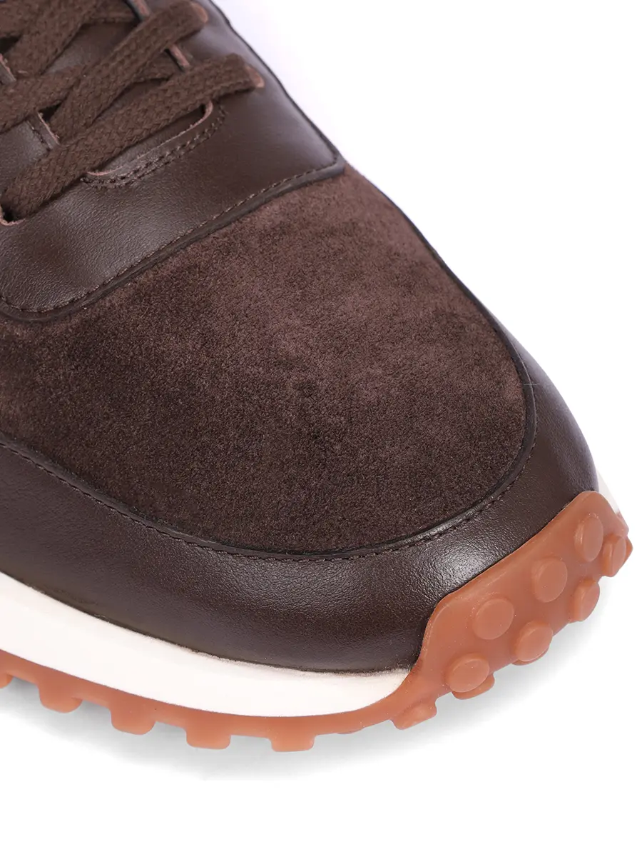 Кроссовки комбинированные BRETT JOHNSON FW25SH2OPEESP1 Коричневый  Фото 5