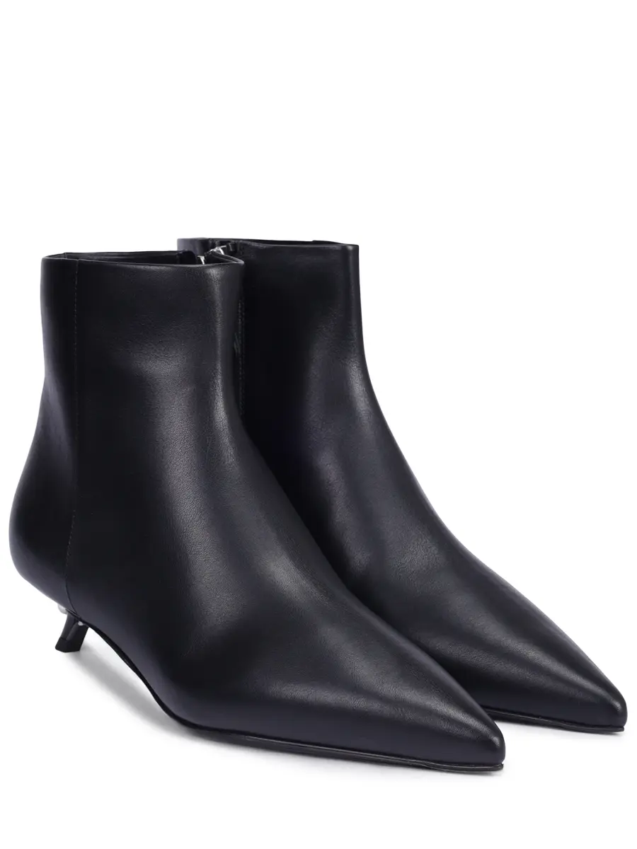 Ботильоны кожаные ALEVI L26W7004.F.1245997 035 Черный  Фото 2