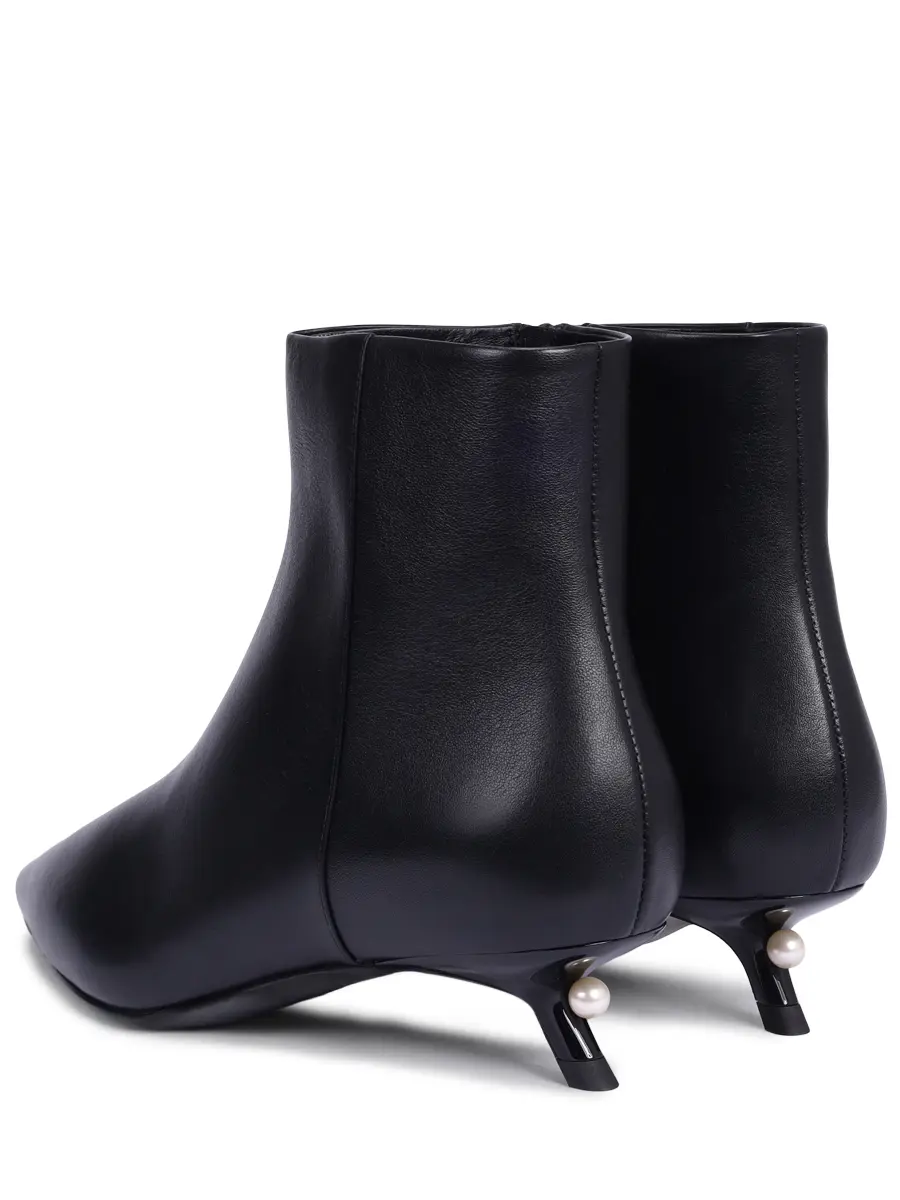 Ботильоны кожаные ALEVI L26W7004.F.1245997 035 Черный  Фото 4
