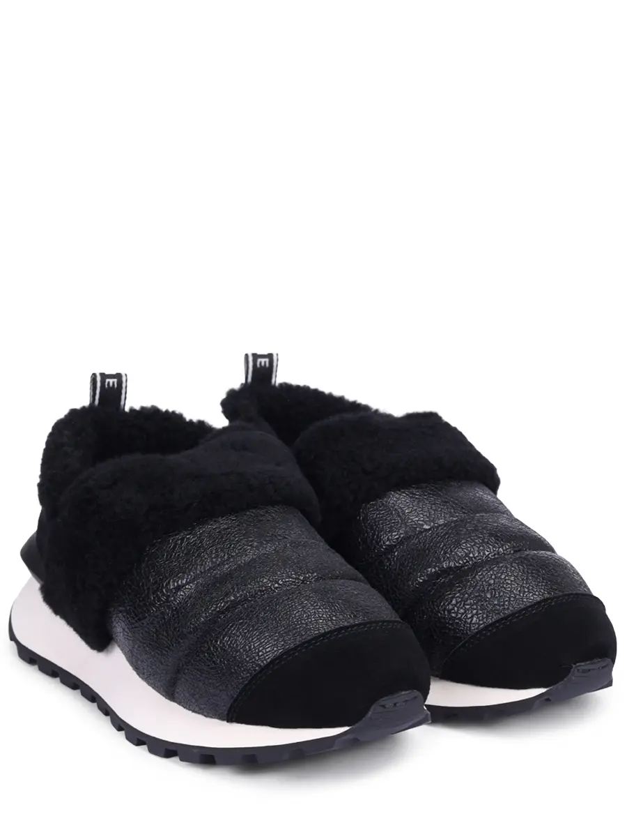 Слипоны на меху VOILE BLANCHE 001 2016210 09 0A01 Черный  Фото 2