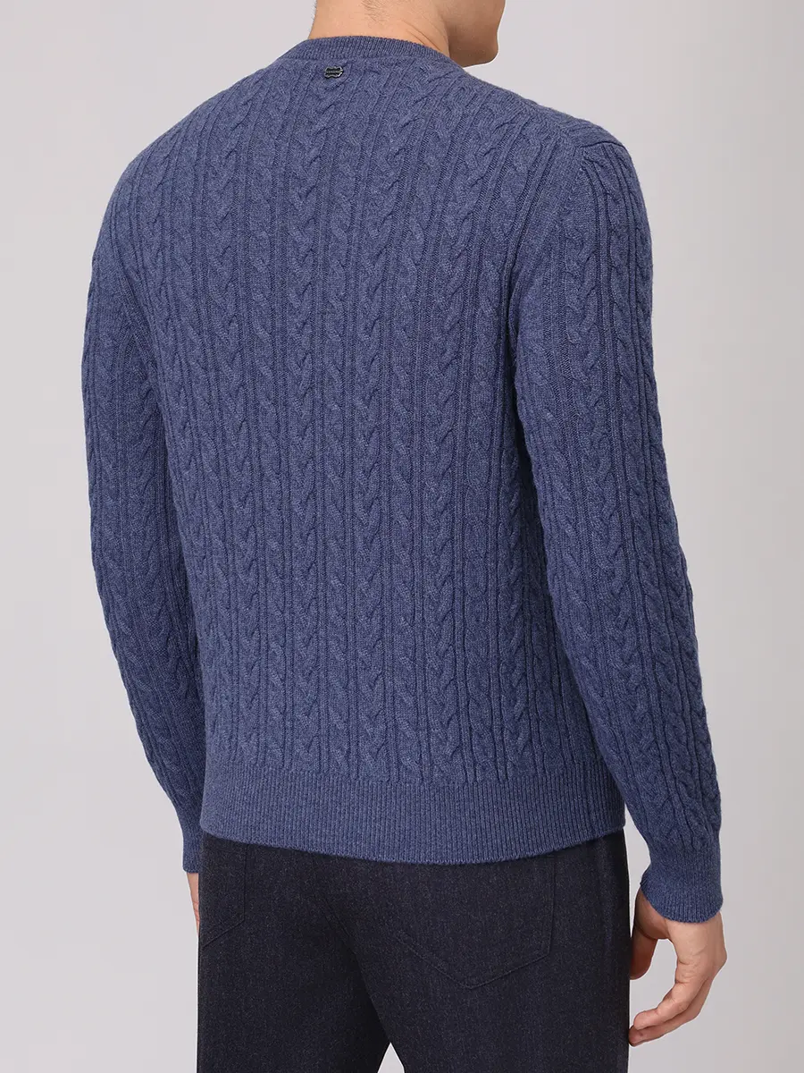 Джемпер кашемировый AGNONA K110U58U-6K0811U-B39 Синий  Фото 3