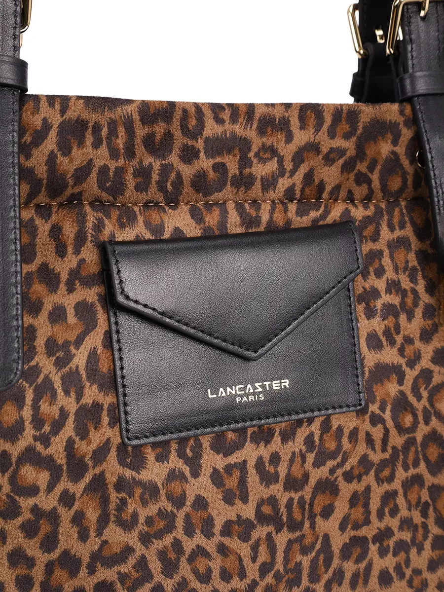 Сумка текстильная LANCASTER 518-048-CAMELLEOP Анималистичный принт  Фото 5