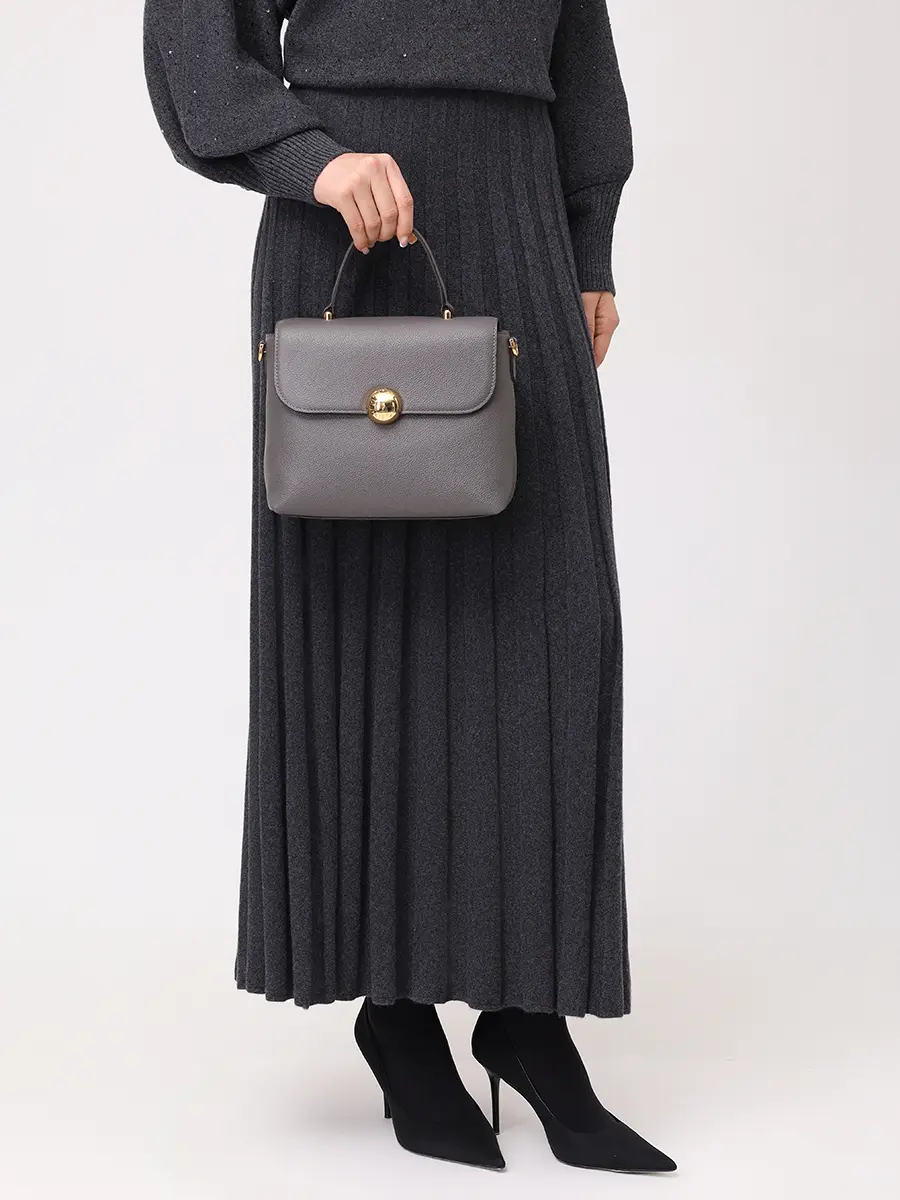 Сумка кожаная Moonlight FURLA WB01882-BX3036-4283S Серый  Фото 2