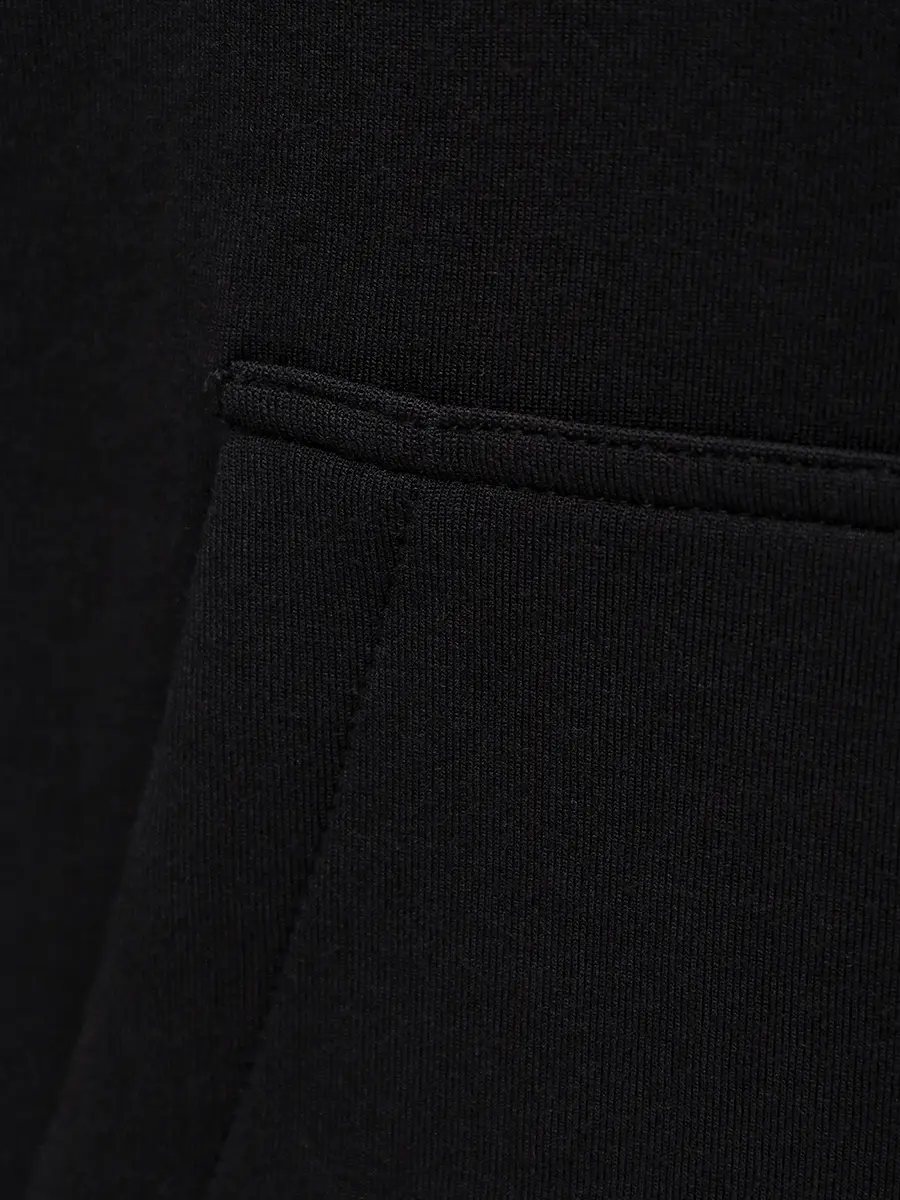 Худи однотонное PAUL & SHARK 15351802/011 Черный  Фото 6