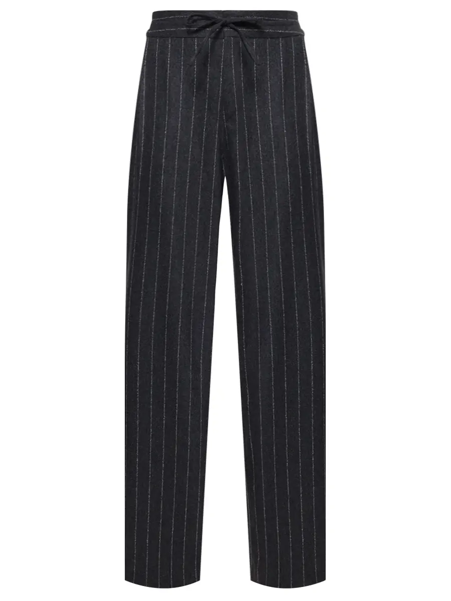 Брюки шерстяные LOULOU DE SAISON LIZZIE Полоска 