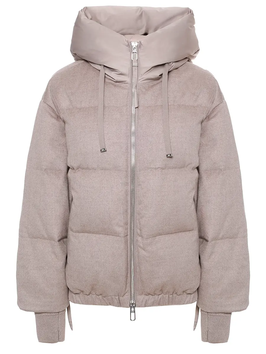 Пуховик стеганый DUNO HEKA 129 Бежевый 