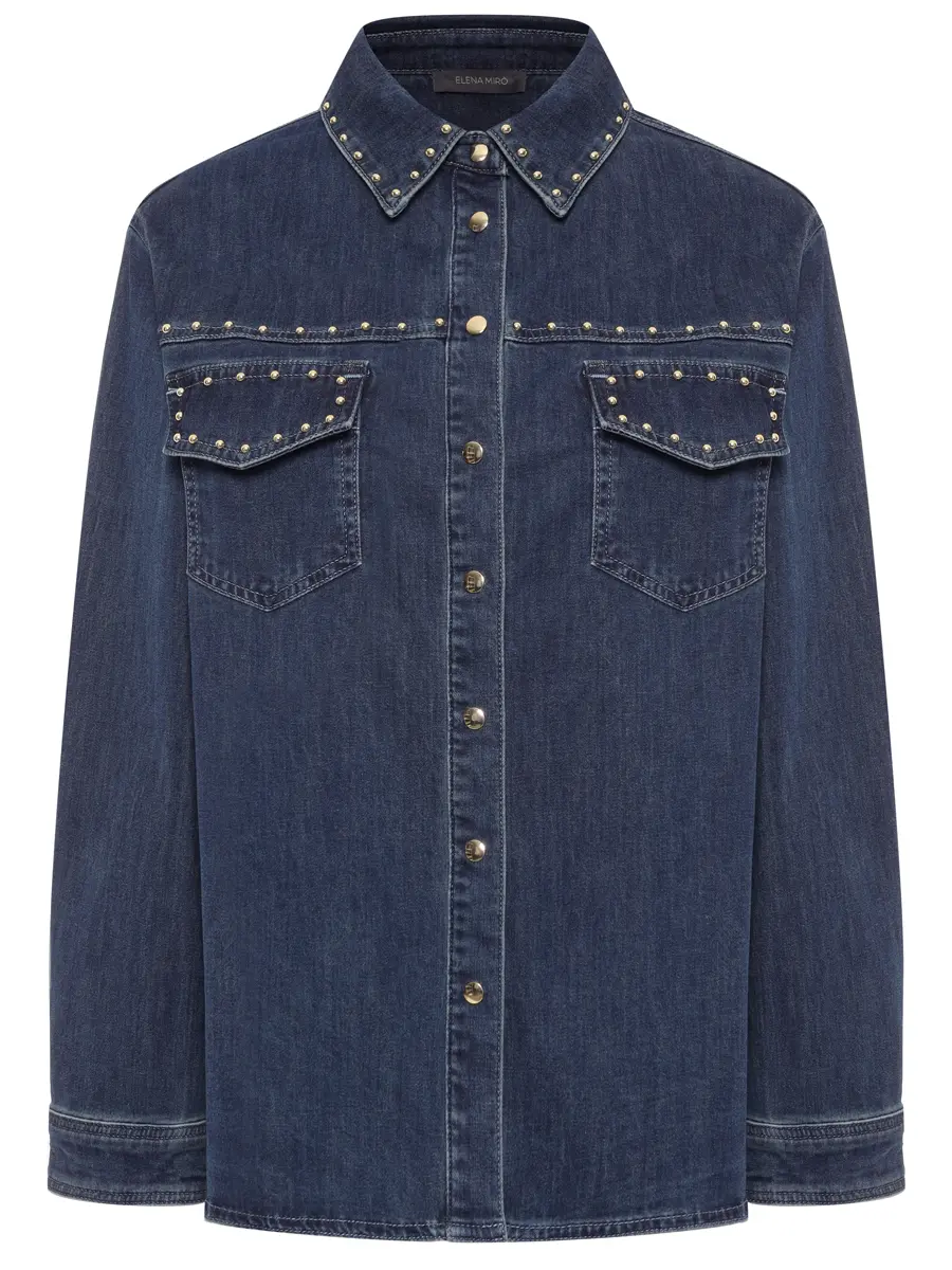 

Рубашка джинсовая, Синий, 5406P126XJ34