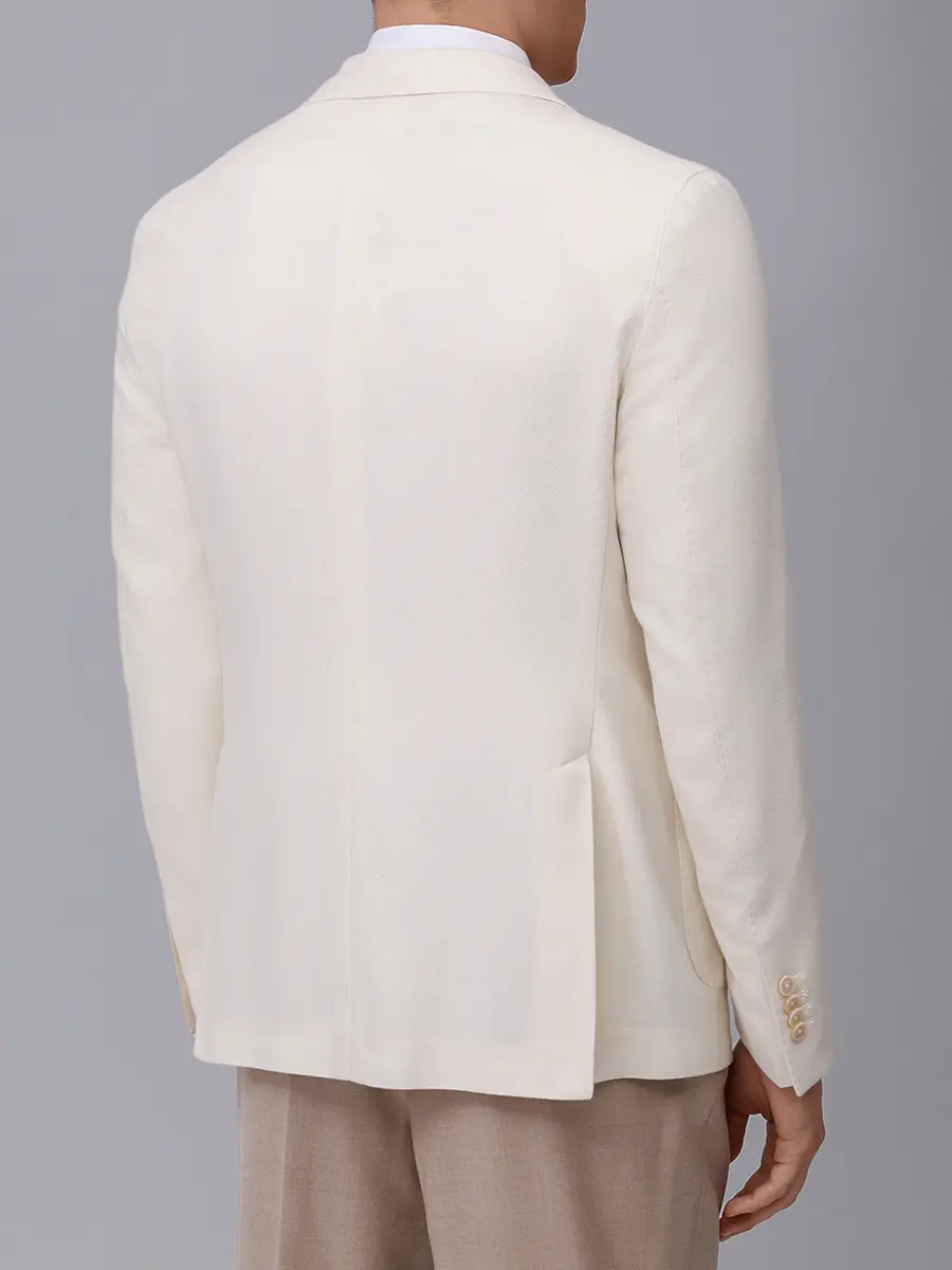 Пиджак хлопковый L.B.M. 1911 52527/1/2692 Белый  Фото 3