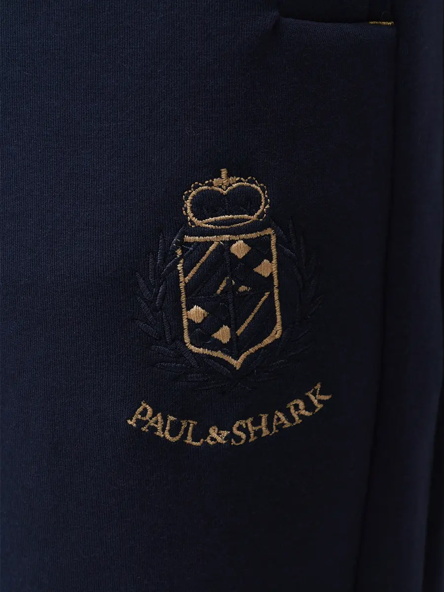 Брюки однотонные PAUL & SHARK 15311824/50Е Синий  Фото 6