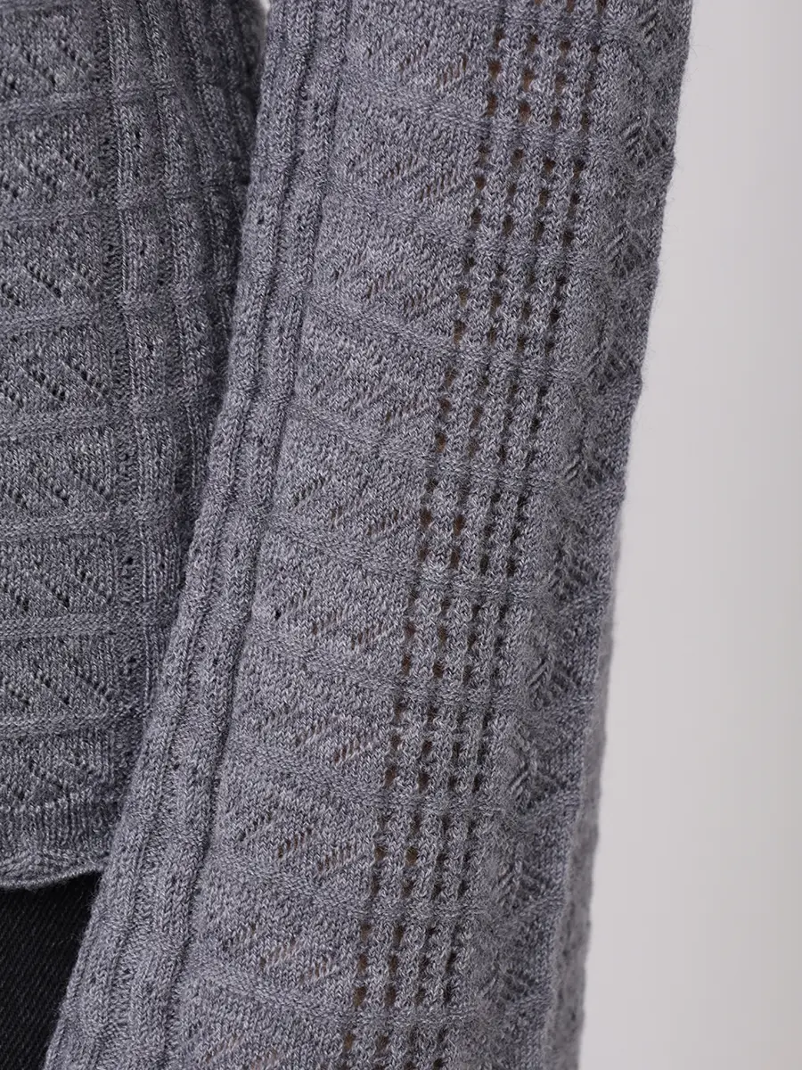 Поло из шерсти и кашемира Tiha LOULOU DE SAISON TIHA Серый  Фото 6