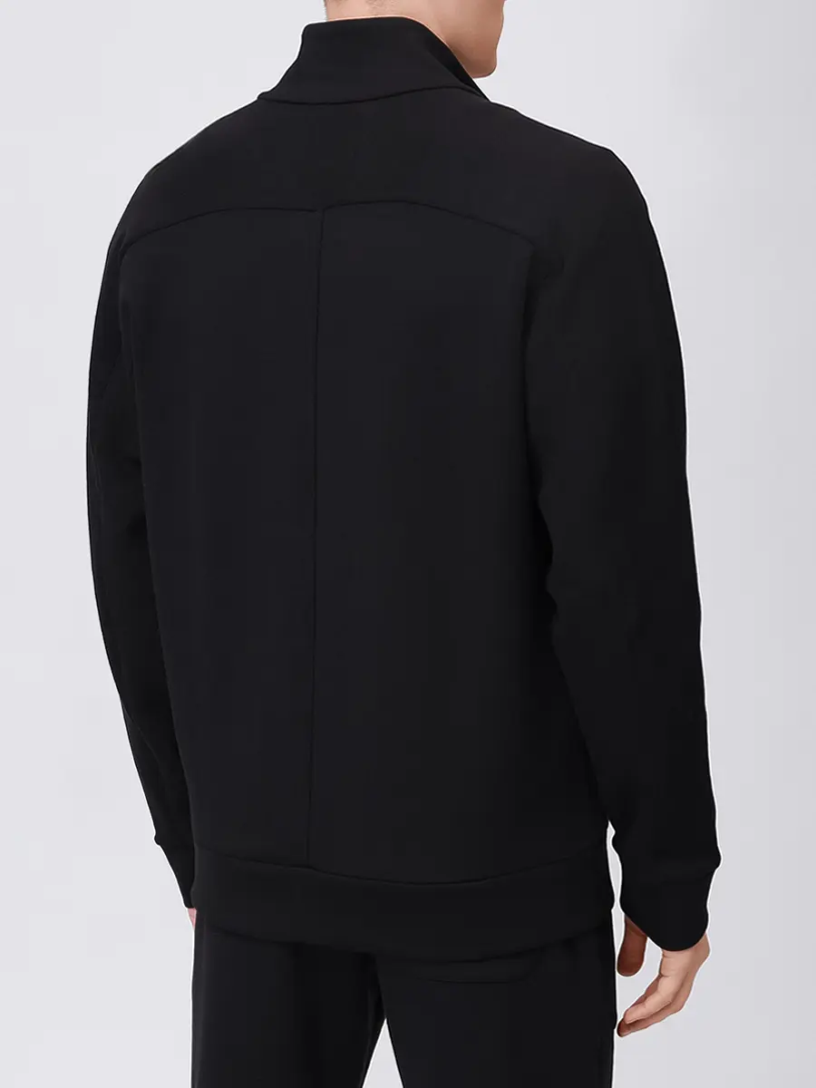 Олимпийка однотонная PAUL & SHARK 15311815/011 Черный  Фото 3