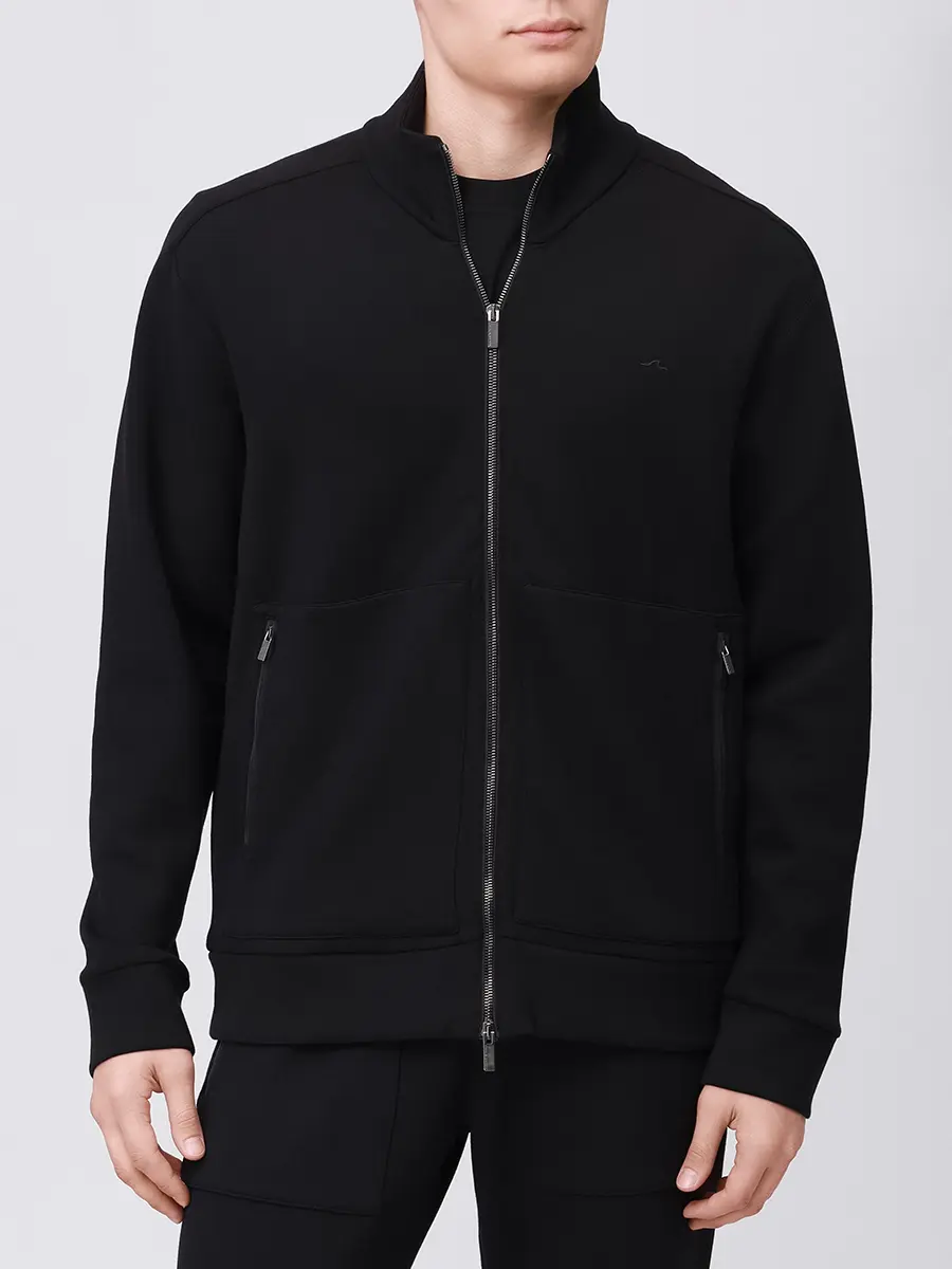 Олимпийка однотонная PAUL & SHARK 15311815/011 Черный  Фото 4