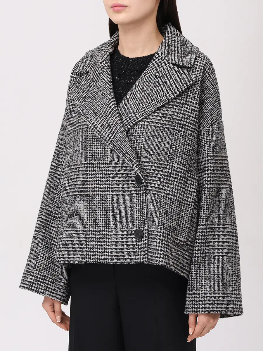 Полупальто в клетку ANTONELLI FIRENZE P3095-888C-919 Клетка  Фото 3