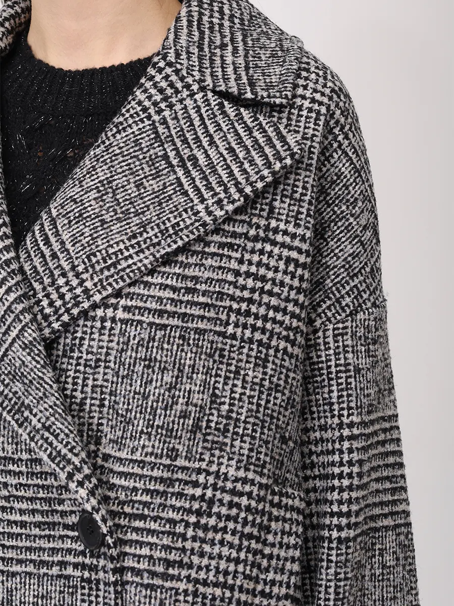 Полупальто в клетку ANTONELLI FIRENZE P3095-888C-919 Клетка  Фото 4