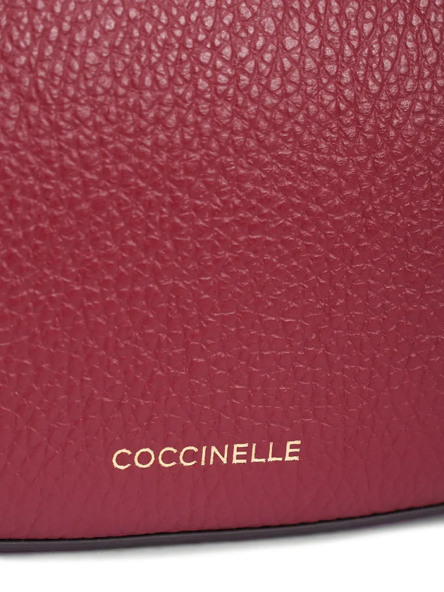 Сумка кожаная Merveille COCCINELLE E5 MRF 52 01 01/R52 Бордовый  Фото 5