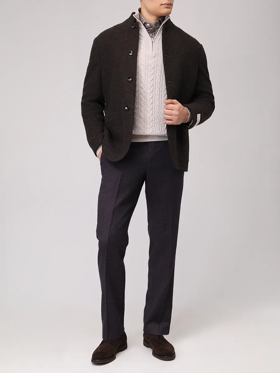 Джемпер кашемировый AGNONA K210U18U-6K0811U-N45 Бежевый  Фото 2