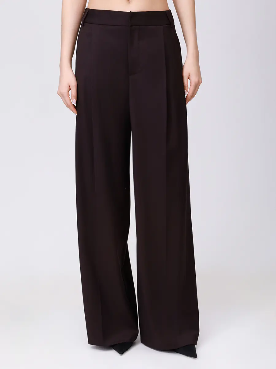 Брюки однотонные HINNOMINATE HMABW02220 Коричневый  Фото 4