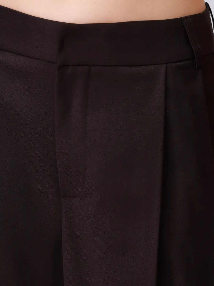 Брюки однотонные HINNOMINATE HMABW02220 Коричневый  Фото 5