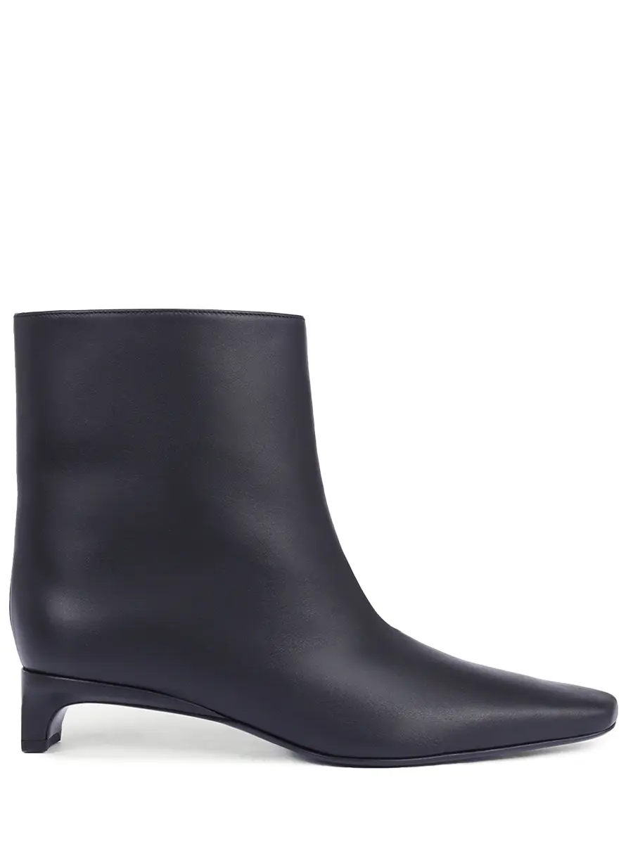 Ботильоны кожаные Celine LOULOU DE SAISON CELINE LDS Черный 