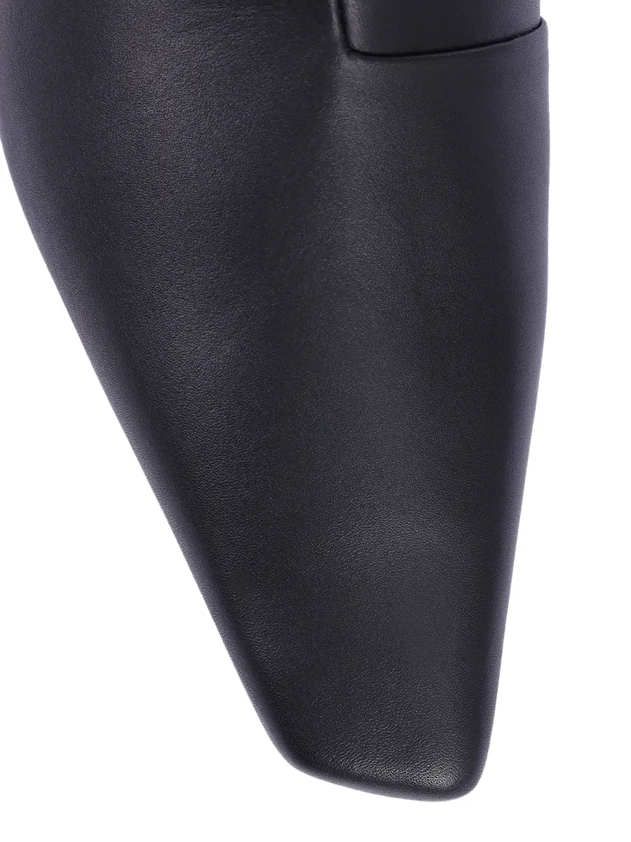 Ботильоны кожаные Celine LOULOU DE SAISON CELINE LDS Черный  Фото 5