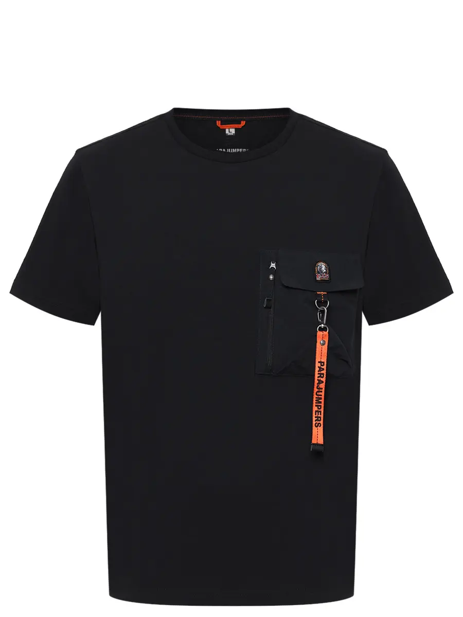 Футболка хлопковая PARAJUMPERS 25WMPMTSRE07/0541 Черный 