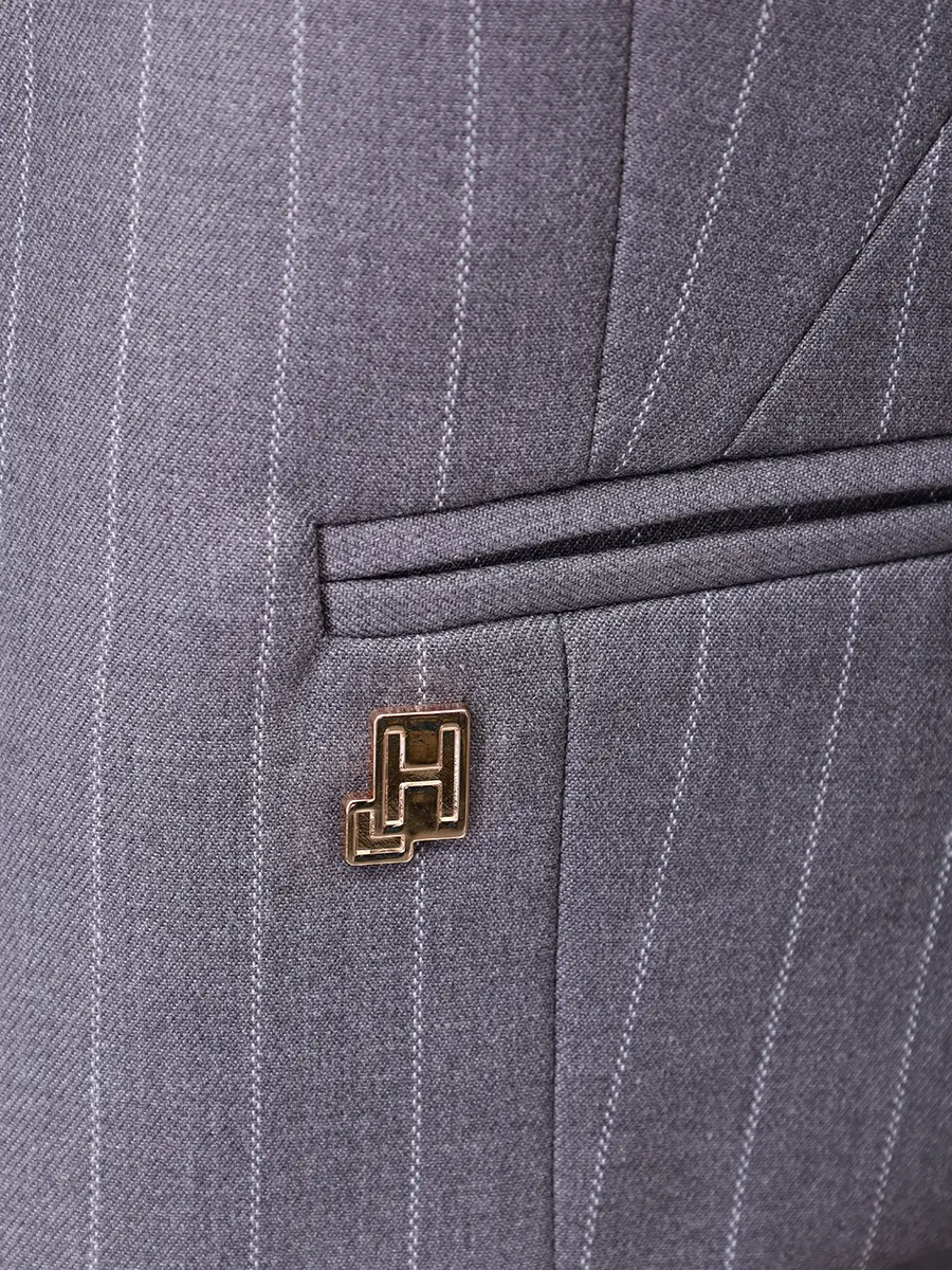 Жилет в полоску HINNOMINATE HMABW02242 Серый  Фото 6